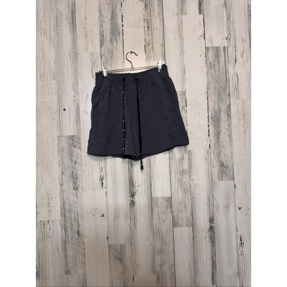 YoungLA Gray Athletic Running Shorts Men’s Size L Drawstring Gym Workout Trainin